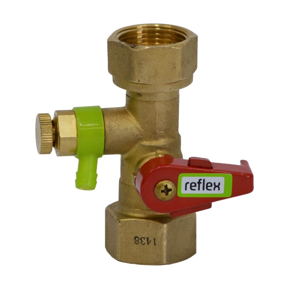 Кран запорний зі зливом Reflex R3/4x3/4