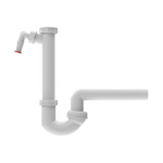 HL100/50 Сифон, DN50 х 6/4", з кульовим шарніром, для пральної або посудомийної машини