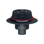 HL62.1FSafe/2 Воронка для аварійного водостоку DN125 з електрообігрівом, з корпусом з ПП
