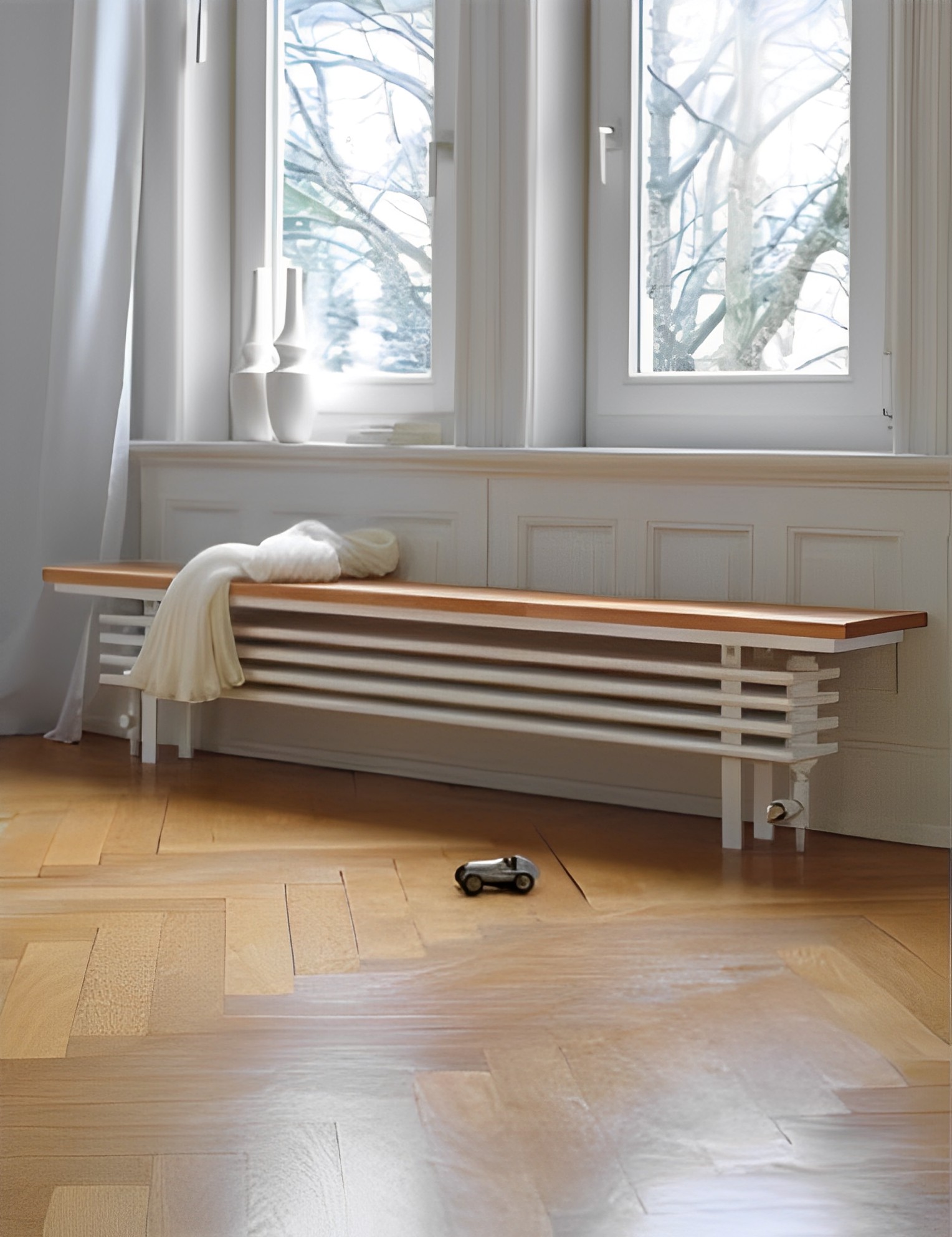 Радіатор-лавка п'ятитрубчатий Arbonia 185х225х1200 - Зображення 3