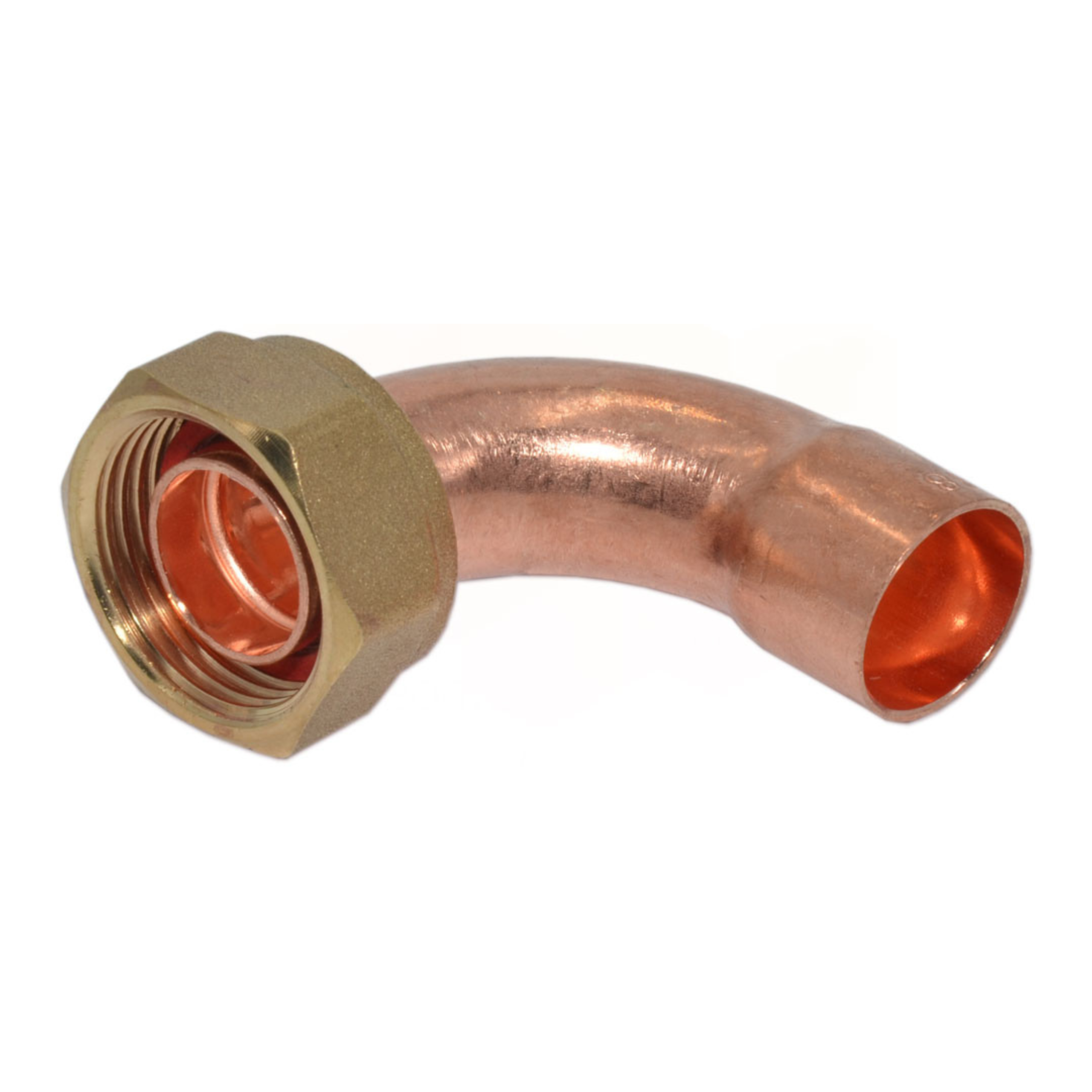 Коліно з гайкою 5002g 22*3/4"